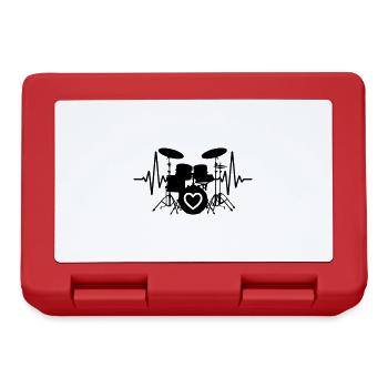 Heartbeat Drums Puls Drums | Color changeable - Lunchbox - red - Front