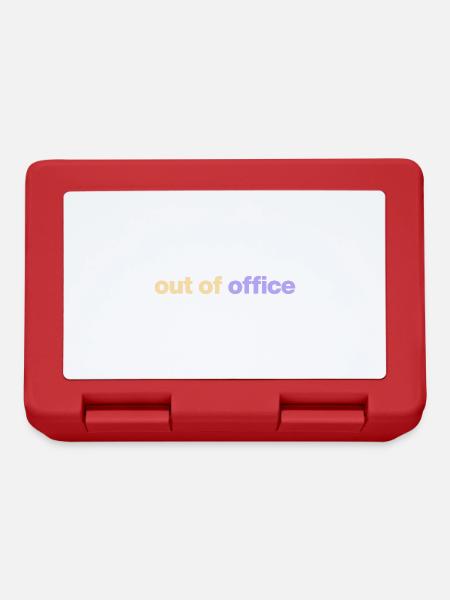 Out of Office - Lunchbox - red