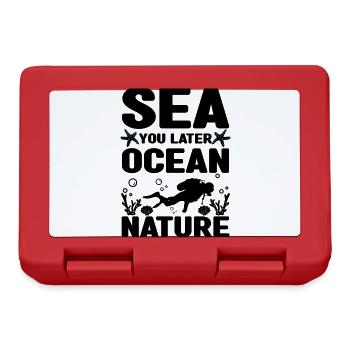 Marine biologist - Lunchbox - red - Front