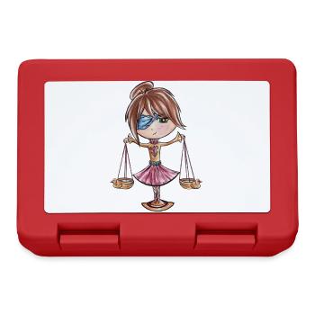 Zodiaque: Balance - Boîte à goûter - rouge - Devant