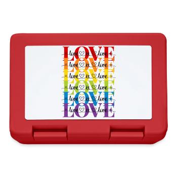 love is love - Lunchbox - red - Front