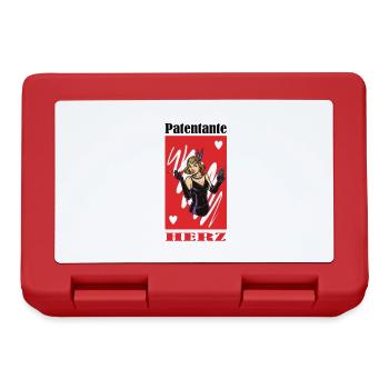 Godmother Aunt Godmother Baptismal Godchild - Lunchbox - red - Front