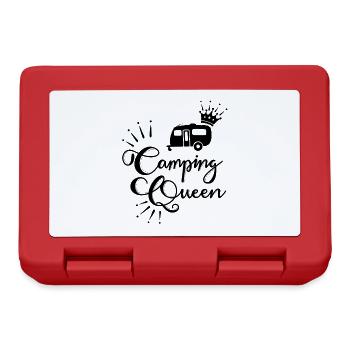Camping Queen Caravan - Lunchbox - red - Front