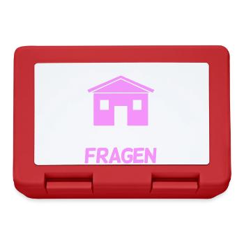 Bauherrin - Brotdose - Rot - Vorne