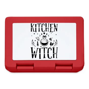Cuisine sorcière - idées cadeaux pour les sorcières - Boîte à goûter - rouge - Devant
