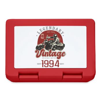 1994 anniversaire moto motard vintage ans - Boîte à goûter - rouge - Devant