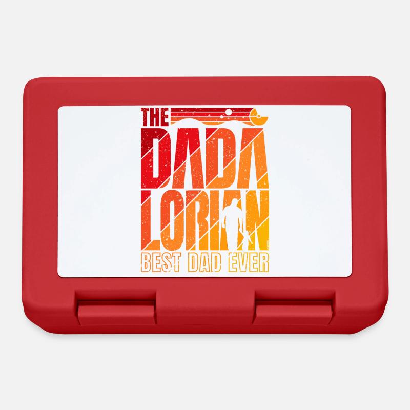 Der Dadalorianer - Orange - Bester Vater! - Brotdose - Rot