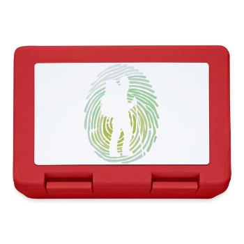mountain hike, hiking, hiker, hike, trekking - Lunchbox - red - Front