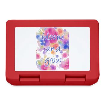 bloom and grow - Lunchbox - red - Front