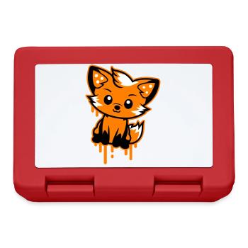 Fuchs Comic - Brotdose - Rot - Vorne
