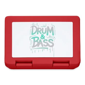 Drum and bass - Lunchbox - red - Front