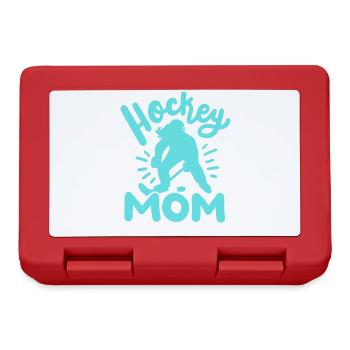 Hockey Mama Eishockeyspielerin - Brotdose - Rot - Vorne