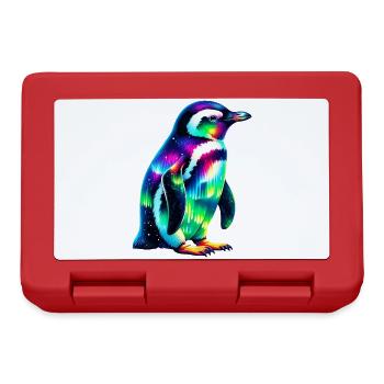 Penguin - Lunchbox - red - Front