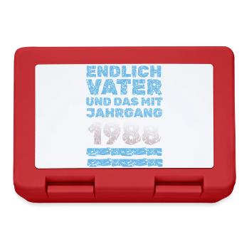 1988 - Lunchbox - red - Front