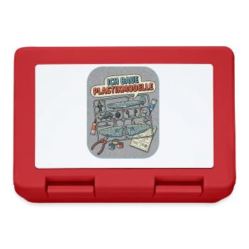 Je construis des modèles en plastique - Boîte à goûter - rouge - Devant
