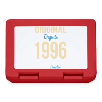 Original depuis 1996 – Anniversaire 30 ans - Boîte à goûter - rouge - Devant