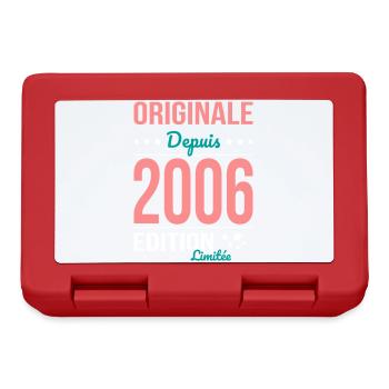 Original since 2006 – 20th anniversary - Lunchbox - red - Front