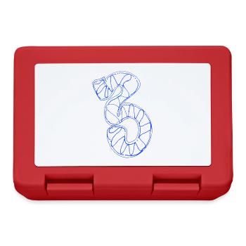 Favorite number 3 - Lunchbox - red - Front