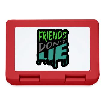 Friends don't lie - Lunchbox - red - Front