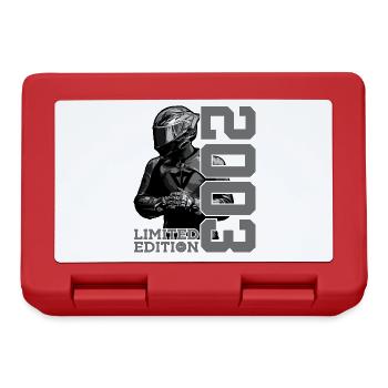 23E ANNIVERSAIRE DE MOTO ÉDITION LIMITÉE 2003 - Boîte à goûter - rouge - Devant