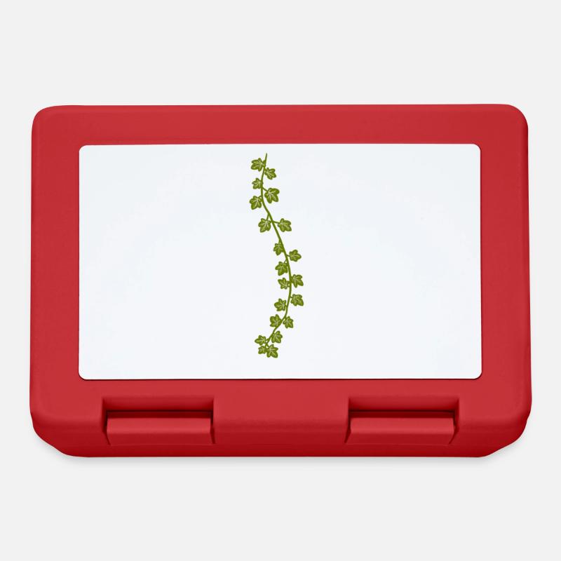 Common ivy | Plants illustration - Lunchbox - red