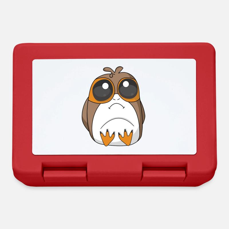 Petit porg - Boîte à goûter - rouge
