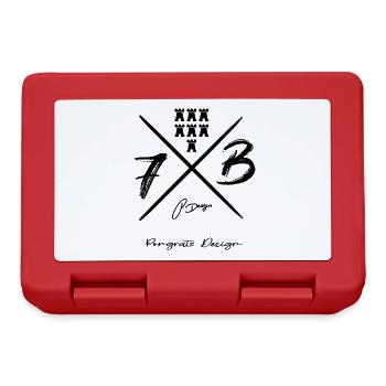 Pongratz Design | Moderne siebenbürgische Mode - Brotdose - Rot - Vorne