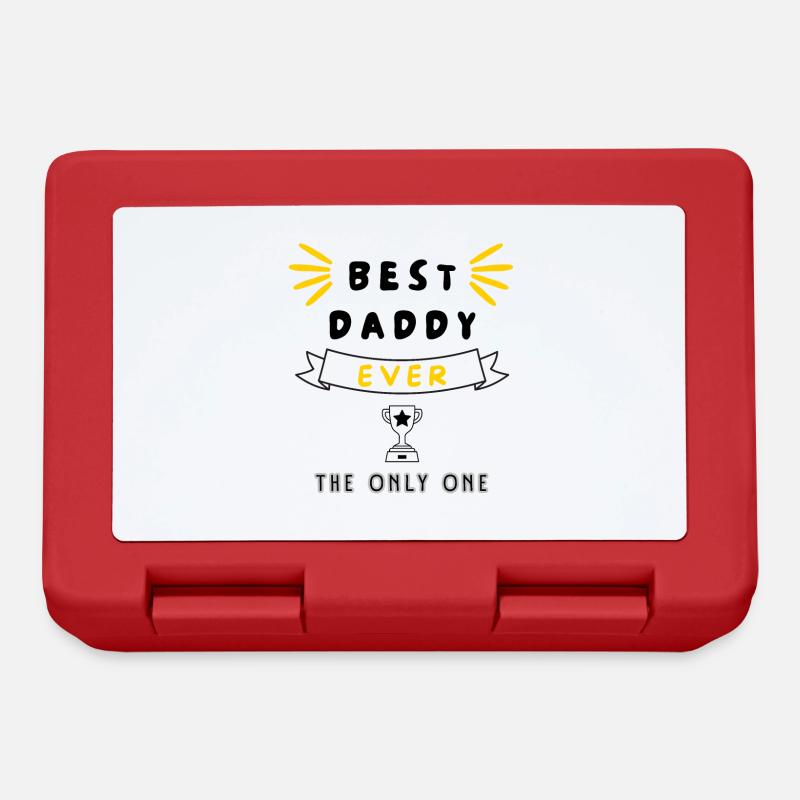 Best Daddy Ever - The Only One - Lunchbox - red