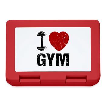 J’adore Gym Gym Sports - Boîte à goûter - rouge - Devant