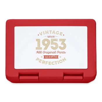 Millésime 1953 Toutes les pièces d’origine - Boîte à goûter - rouge - Devant