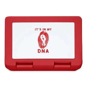 Bachata Kizomba Zouk It's in my DNA Gift Dance - Lunchbox - red - Front