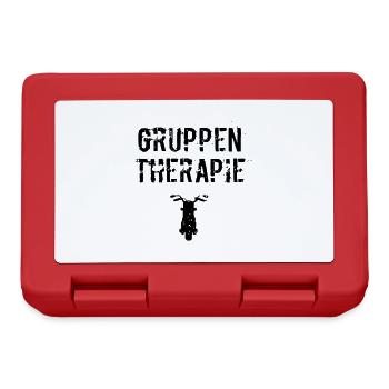 Gruppen Therapie Motorrad - Brotdose - Rot - Vorne