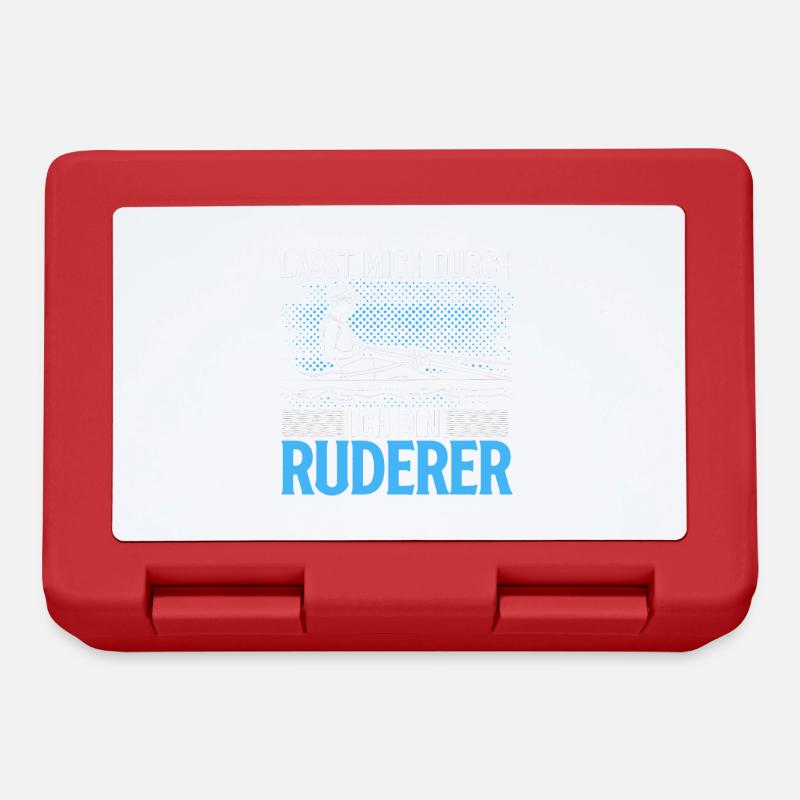 Lass Mich Durch Ich Bin Ruderer Lustiges Geschenk - Brotdose - Rot