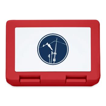 Chamonix Aiguille du Midi Mont blanc leewarddesign - Lunchbox - red - Front