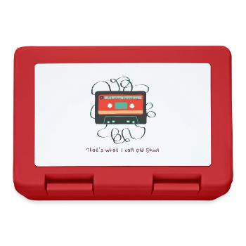 Old Cassette Mixtape: That´s what I call Old Skool - Lunchbox - red - Front