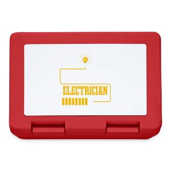 Electricien Circuits de tension Artisan Electro - Boîte à goûter - rouge - Devant