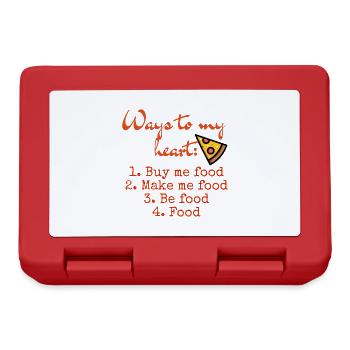 I love clothes / Ways to my heart - Lunchbox - red - Front