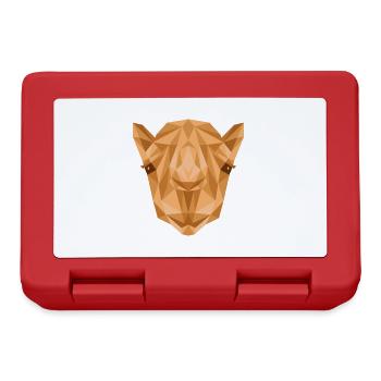 Camel Art Puristic Wildlife Animal Nature - Lunchbox - red - Front