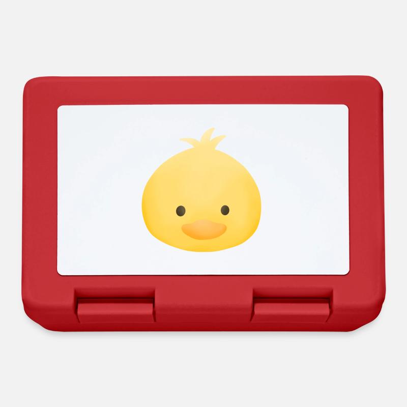 Canard jaune - Boîte à goûter - rouge
