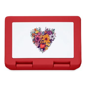 Heart of flowers - Lunchbox - red - Front