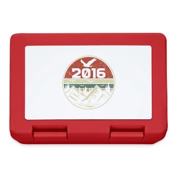 Vintage 2016 Classic 2016 Retro 2016 Gift 2016 - Lunchbox - red - Front