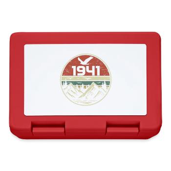 Vintage 1941 Classique 1941 rétro 1941 Cadeau 1941 - Boîte à goûter - rouge - Devant