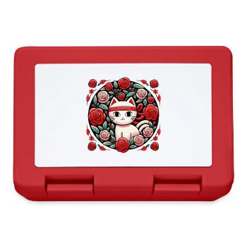 Red Ninja Cat - Lunchbox - red - Front