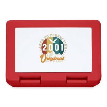 Les légendes sont nées en 2001 Vintage - Boîte à goûter - rouge - Devant