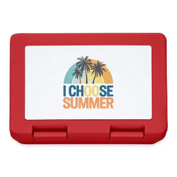 Choose Summer - Lunchbox - red - Front