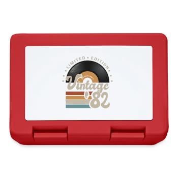 vintage Vinyl 1982 birthday gift 40 years - Lunchbox - red - Front