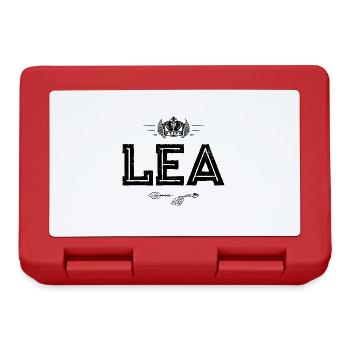 Lea - Brotdose - Rot - Vorne