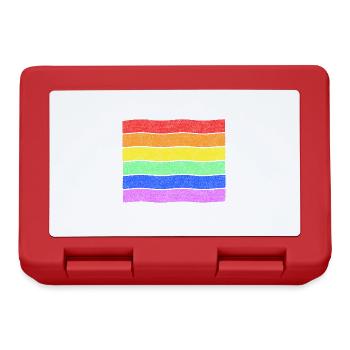 Rainbow Pride - Brotdose - Rot - Vorne