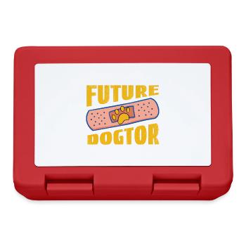Veterinarian Dogtor Dog Lover Gift Idea - Lunchbox - red - Front