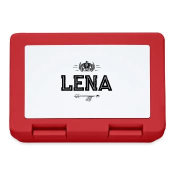 Lena - Brotdose - Rot - Vorne